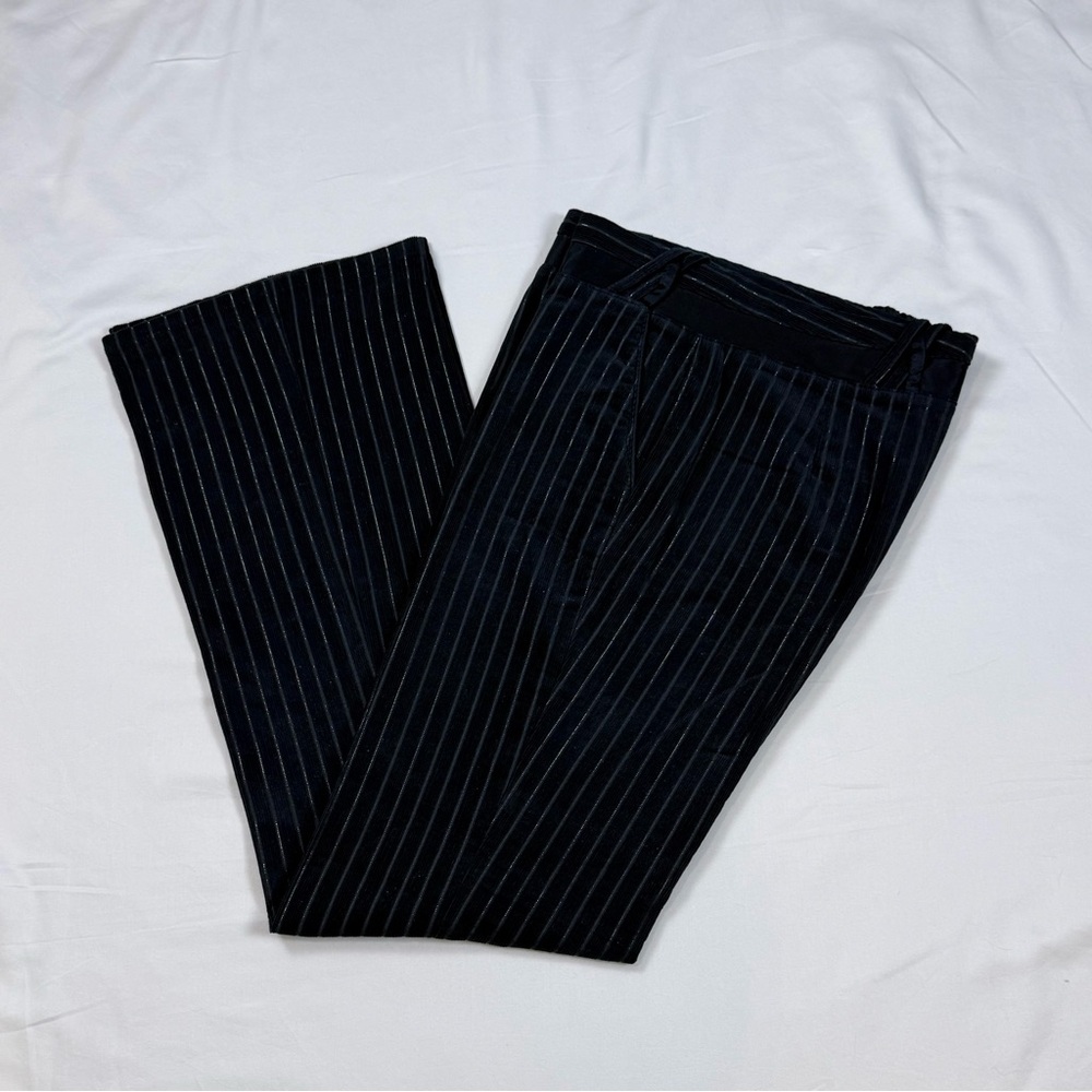 Development Navy Blue Fine Corduroy‎ Silver Pinstripe Pants/Size 6